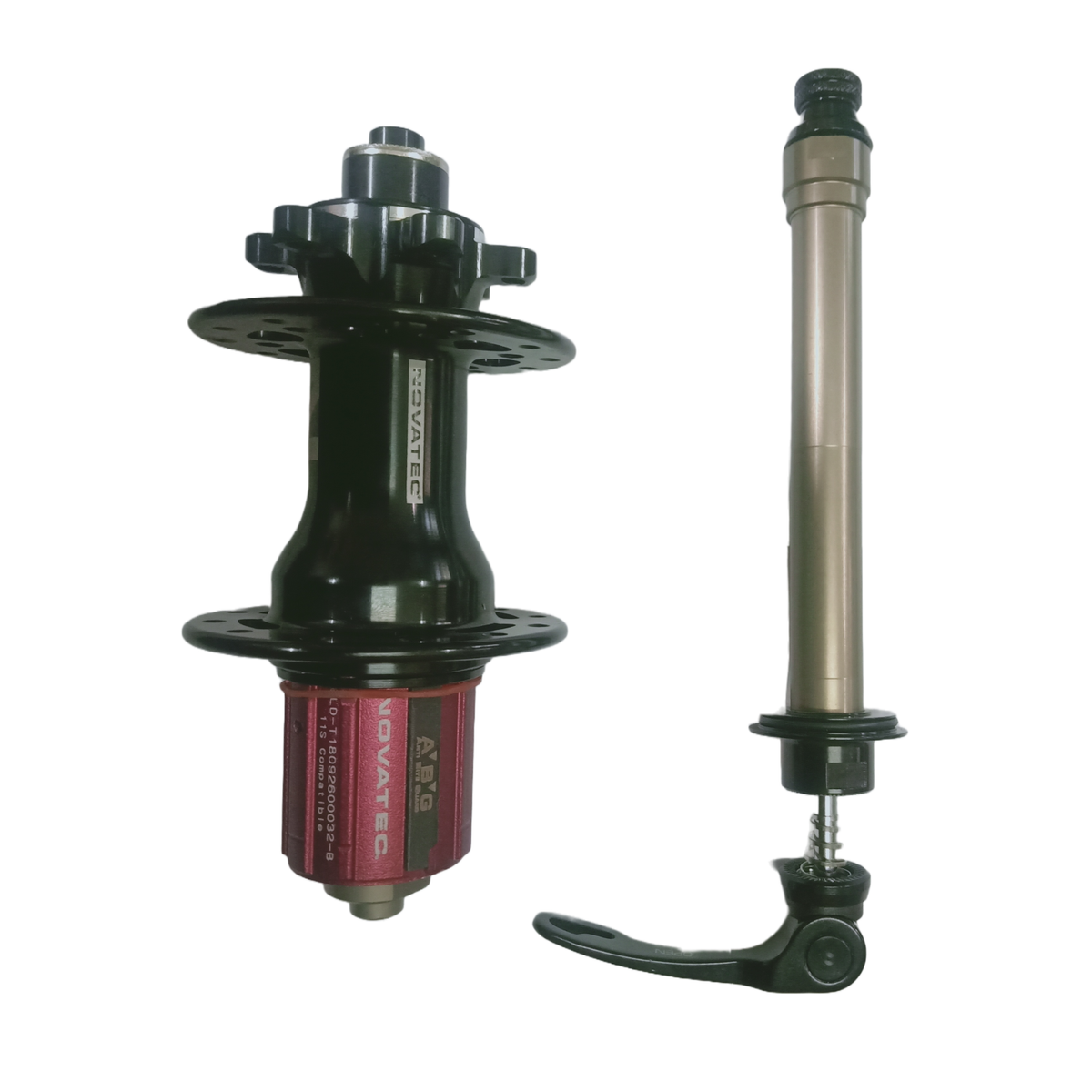 Novatec Disc Rear Hubs XD612SB AA4ABS SS Alloy Shimano 9 10 11 Speed Japanese EZO Cartridge Bearings ABS 6 Bolt QR or Thru Axle Cycling Boutique