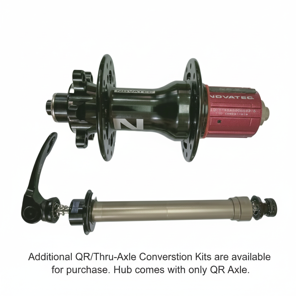 Novatec Disc Rear Hubs | XD612SB/AA4ABS-SS - Alloy, Shimano 9/10