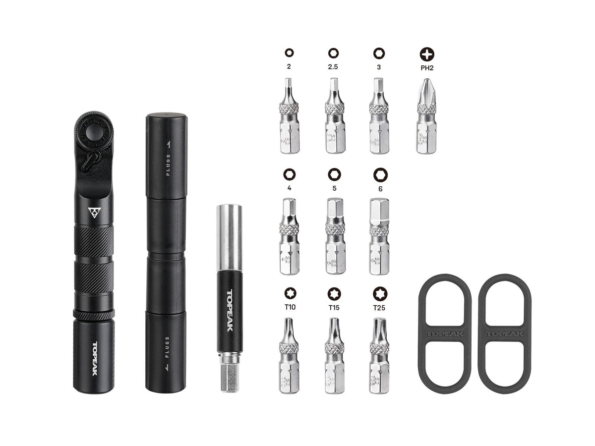 Topeak Wrench w/ Tubeless Tools | RATCHET n ROLL ELITE (TT2609