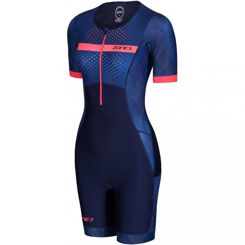 Zone 3 Women's Speed Suits | Revolution Short Sleeve full print - Cycling Boutique
