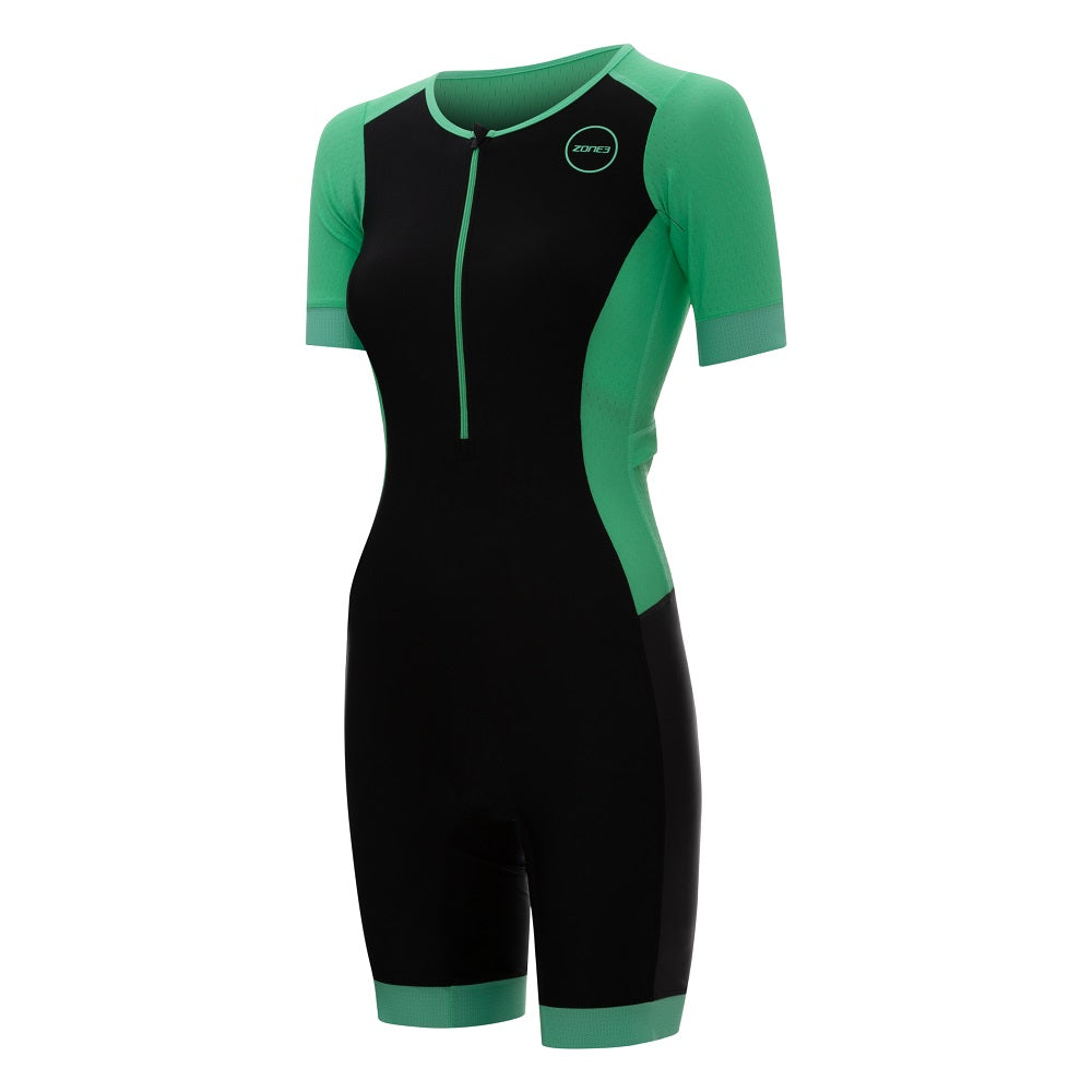 Zone 3 TriSuits Women's Aquaflo Short Sleeve Trisuit Cycling Boutique