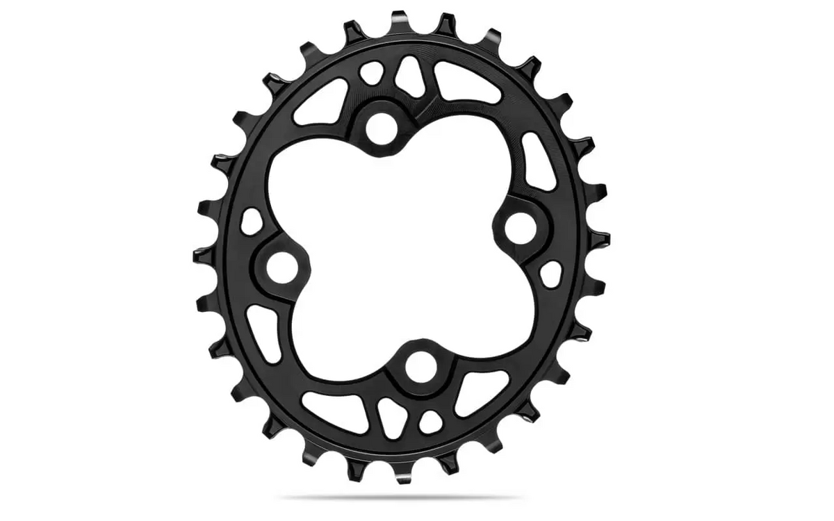 Absolute Black Oval MTB Chainring 1x Shimano 104 64BCD