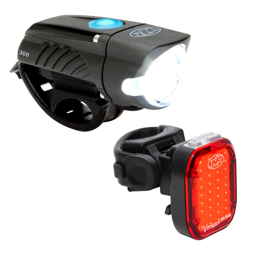 NiteRider USA Light Combo | Swift 300 & Vmax+ 150 (Front & Rear Lights) - Cycling Boutique