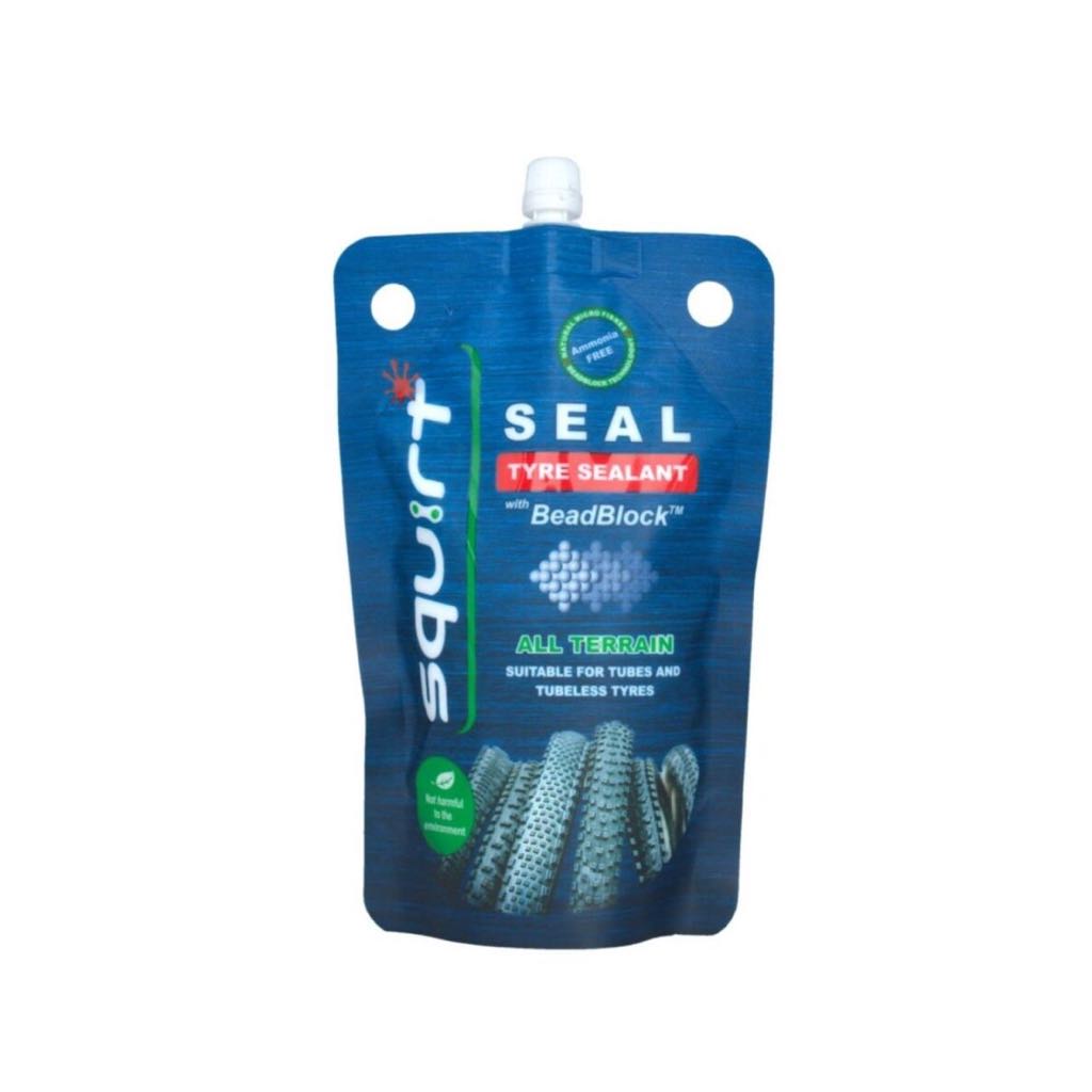 Squirt Tubeless Tire Sealant SEAL and BeadBlock Granules