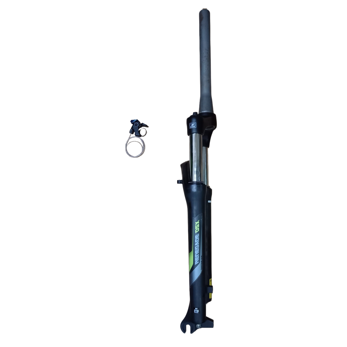 Fourche à Suspension SR Suntour SF21 NVX30 RL - Pour Vélo Trekking/ville/VTT Léger - Course 100mm, Axe 9mm, Tubes Aluminium - Noir - 1
