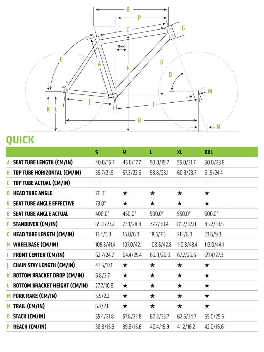 Hybrid Bike Road Bike Size Height Chart Hybrid Bike Bike Size