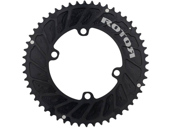 Rotor Chainrings | Aero 2X, Round, 4-Arm, noQ, 110mm BCD, Spider Mount - Cycling Boutique