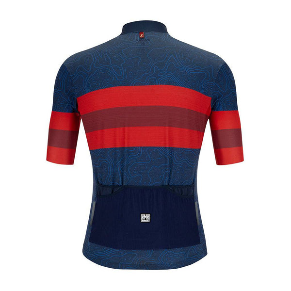 Santini Men's Half Sleeves | Eroica Arte Jersey - Cycling Boutique