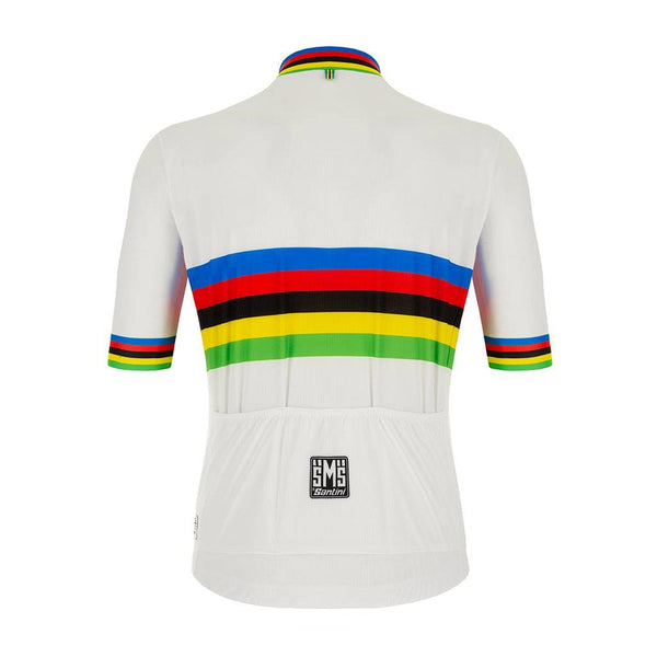 Santini Men's Half Sleeves | UCI World Champion Eco Jersey - Cycling Boutique