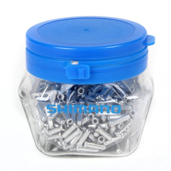Shimano Brake Cable End Caps | for Crimping - 1.6mm, Alloy (One Piece) - Cycling Boutique