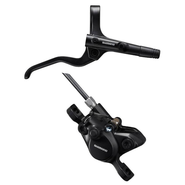 Shimano Hydraulic Disc Brake & Caliper | BL-MT201 & BR-MT200, Assembled Set, Black - Cycling Boutique