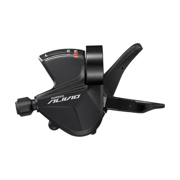 Shimano Shifters | Alivio SL-M3100, 3x9-Speed, Rapidfire Plus, w/ Optical Gear Display - Cycling Boutique