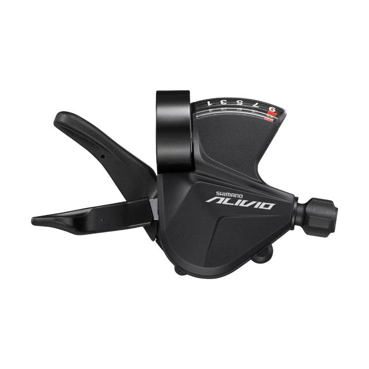 Shimano Shifters Alivio SL-M3100, 3x9-Speed, Rapidfire Plus, w/ Optical Gear Display