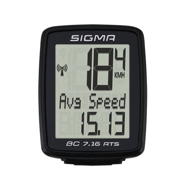 Sigma Sport Cyclocomputer | BC 7.16 ATS, Wireless - Cycling Boutique