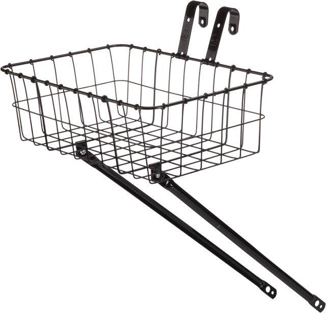 Wald Front Pannier Rack 137 Front Basket, w/ Adjustable Leg Cycling
