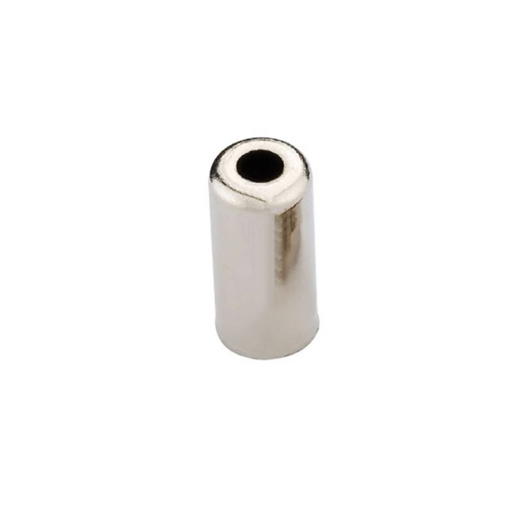 Ashima Brake Ferrule | for Brake Outer Cable, Brass Chrome Plated, 5.1mm - Cycling Boutique