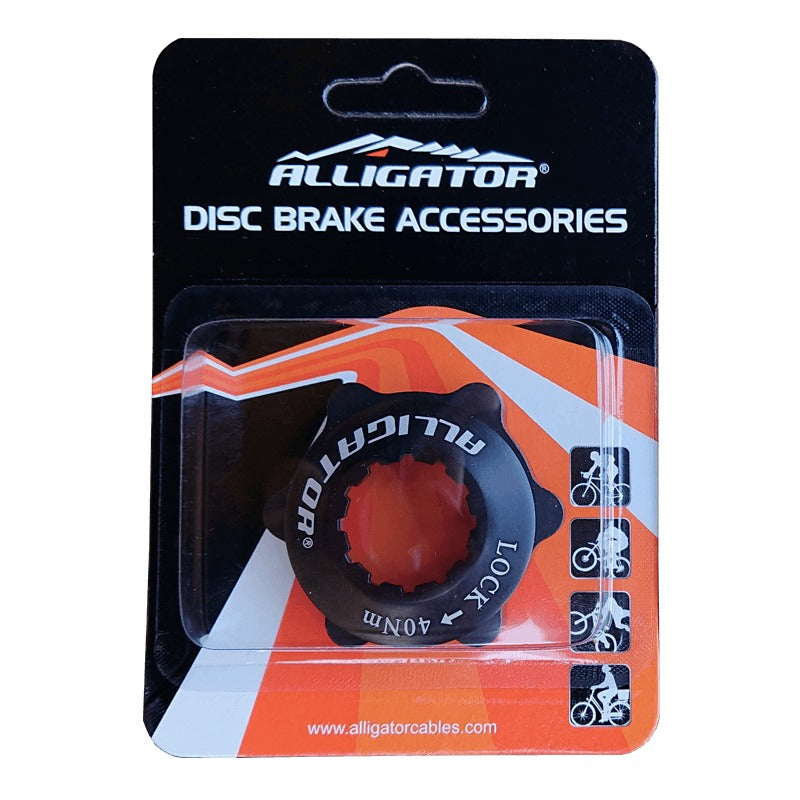 Alligator Disc Brake Center Lock Adapter, with Ring for 6-Bolt Rotor - Cycling Boutique