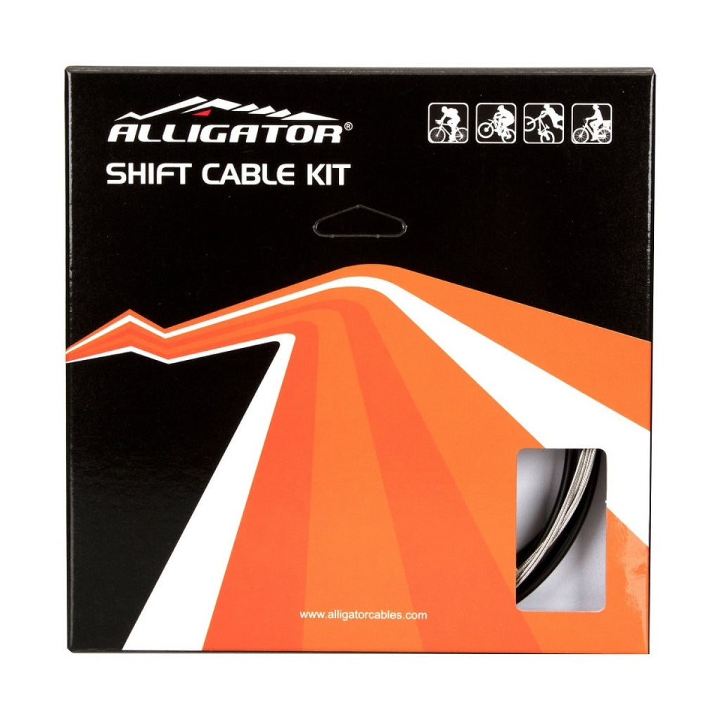 Alligator Gear Cable Kit Super Light Sram/Shimano Black - Cycling Boutique