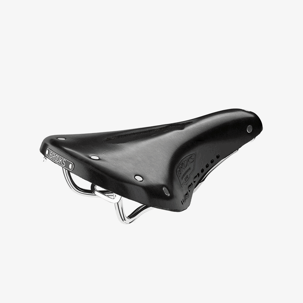 Brooks top saddle wet