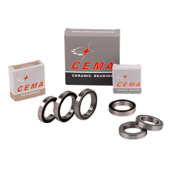 CEMA Wheel & Bottom Bracket Bearings | ABEC5 Double Sealed, Chrome Steel - Cycling Boutique