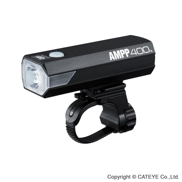 CatEye Combo Lights | AMPP400/ORB HL-EL084/LD160 (Front Rechargeable, Rear External Battery) - Cycling Boutique