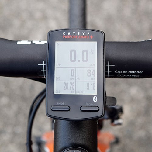 CatEye Cycle Computers | Padrone Smart+ CC-SC100B (Bluetooth HR+Cadence) - Cycling Boutique