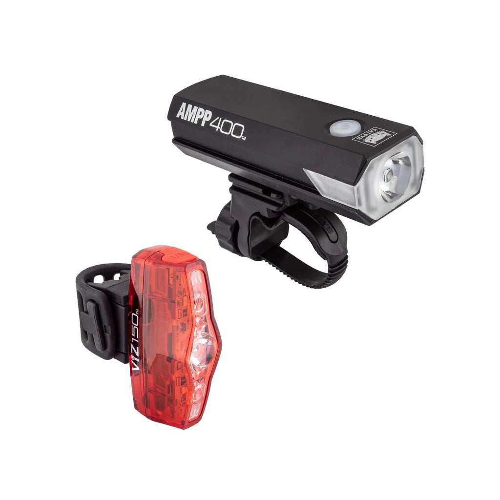 CatEye Lights Combo | AMPP400 & VIZ150 (HL-EL084RC_TL-LD800) (USB Rechargeable) - Cycling Boutique