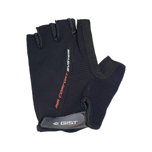 Black GIST Italia Air Gel gloves showing the sleek design and textured surface for improved grip.