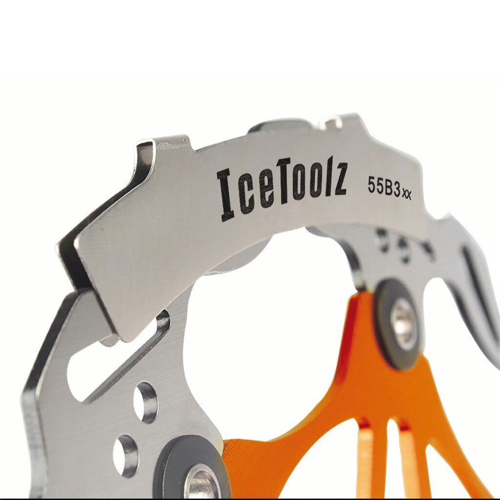 Icetoolz Disk Brake Caliper Alignment Tool, Silver | 55B3 - Cycling Boutique