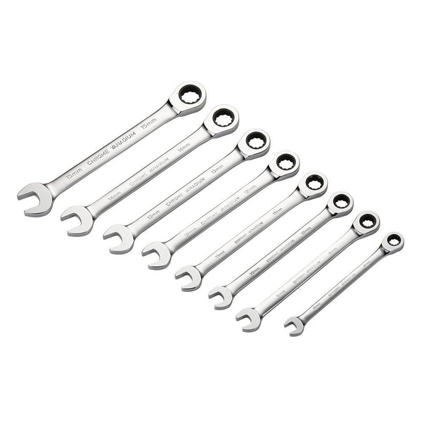 Icetoolz Open-End, Ring and Ratchet Wrench set, 8~15mm | 41B8 - Cycling Boutique