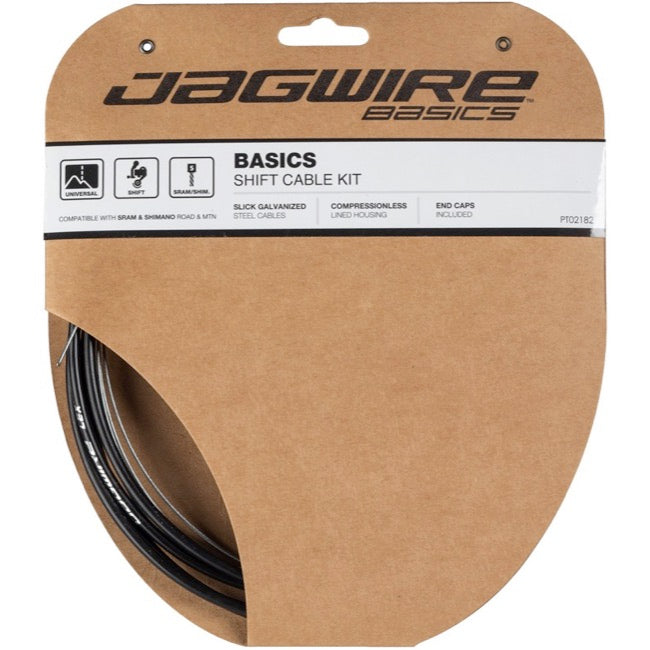 Jagwire Cables Basics Gear Cable Kit, BWKS000 for SRAM, Shimano