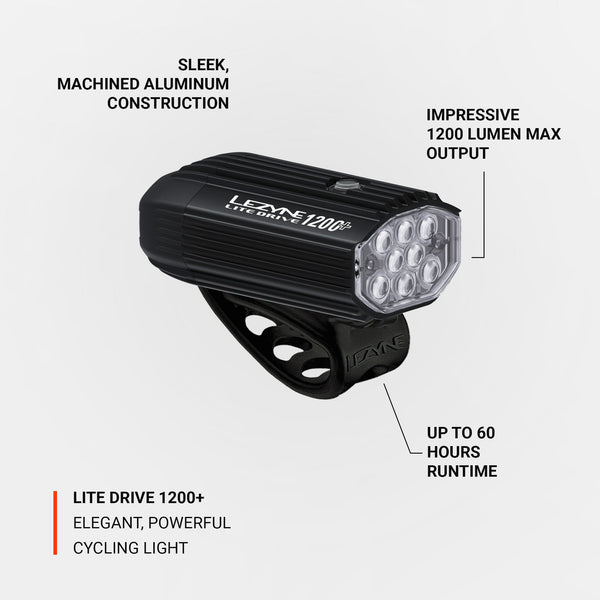 Lezyne Front Lights | Lite Drive 1200+ - Cycling Boutique