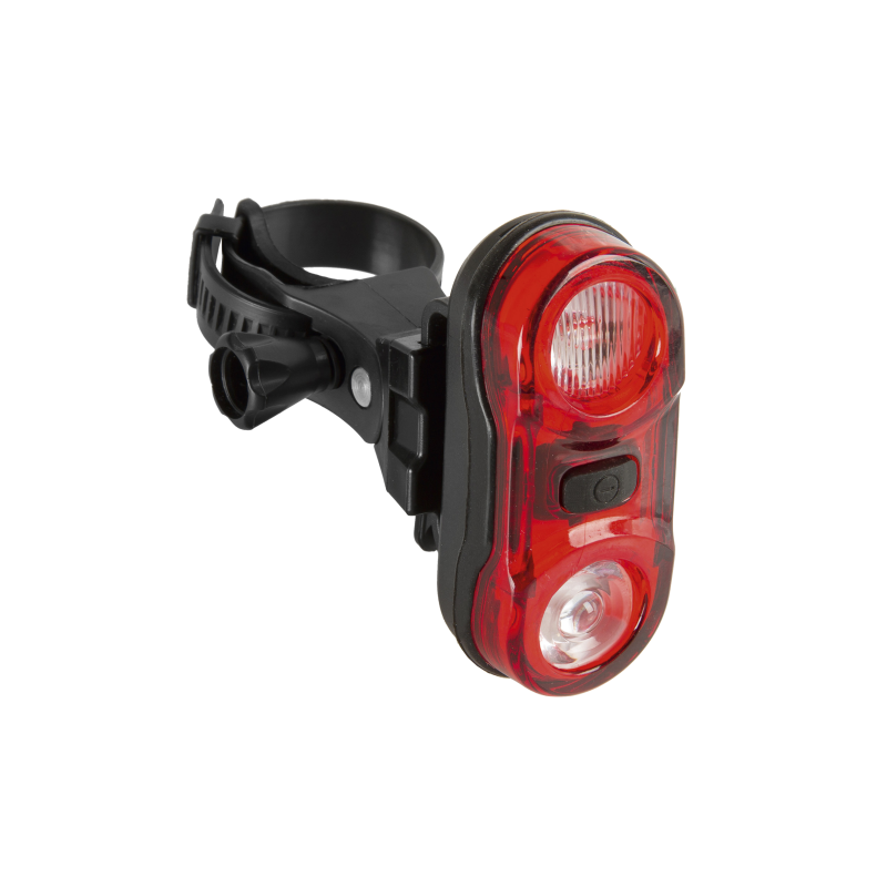 MWave Rear Flashing Lights, HELIOS 2.3, 2 Red LEDs, 3 Modes, w/ Battery - Cycling Boutique