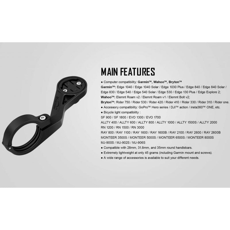 MagicShine MJ-906S 4500LM Front Light Headlamp With Front +HELMET Mounts, Sports Equipment