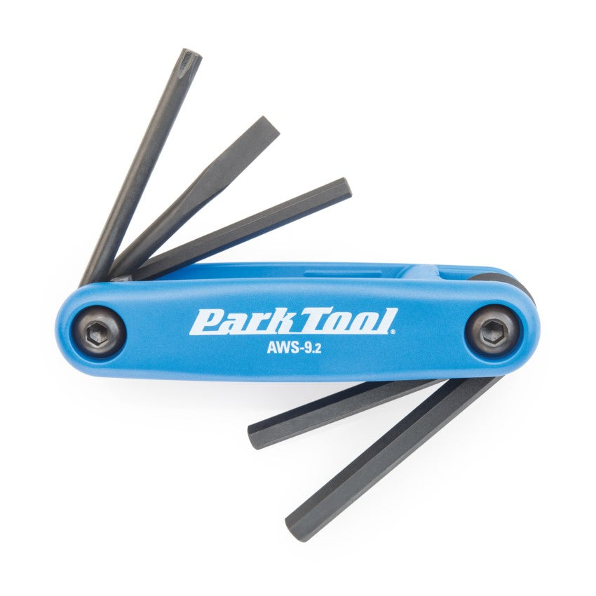 Parktool Multi Tools | AWS-9.2 Fold-up Hex Wrench and Screwdriver Set - Cycling Boutique