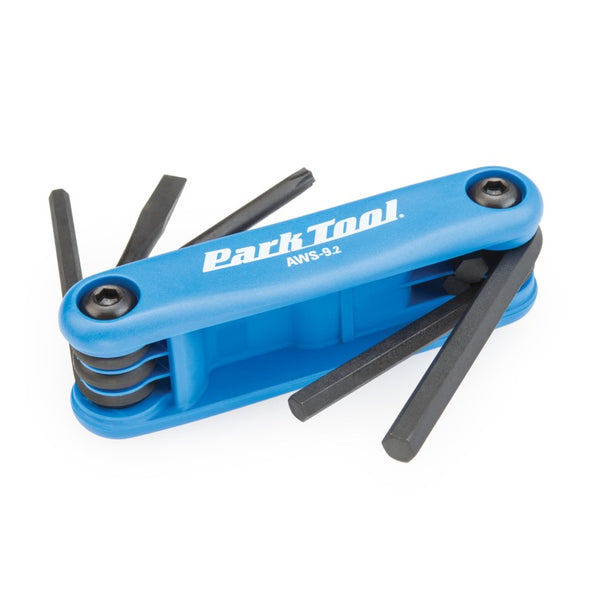 Parktool Multi Tools | AWS-9.2 Fold-up Hex Wrench and Screwdriver Set - Cycling Boutique