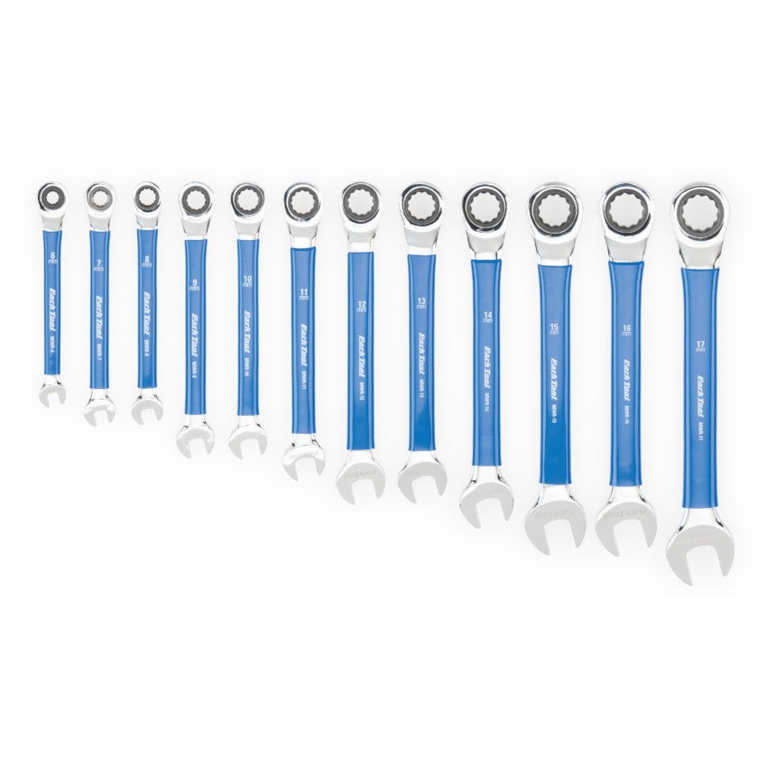 Parktool Tools | MWR-SET Ratcheting Metric Wrench Set of 12, 6mm to 17mm - Cycling Boutique
