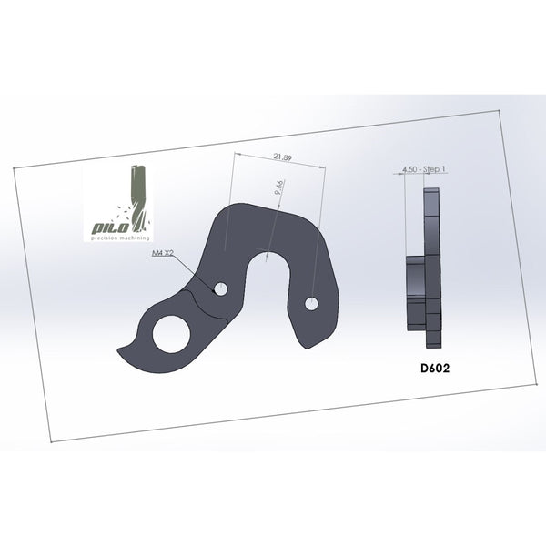 Pilo Rear Derailleur Hangers | D602, for Colnago 2015 - Cycling Boutique