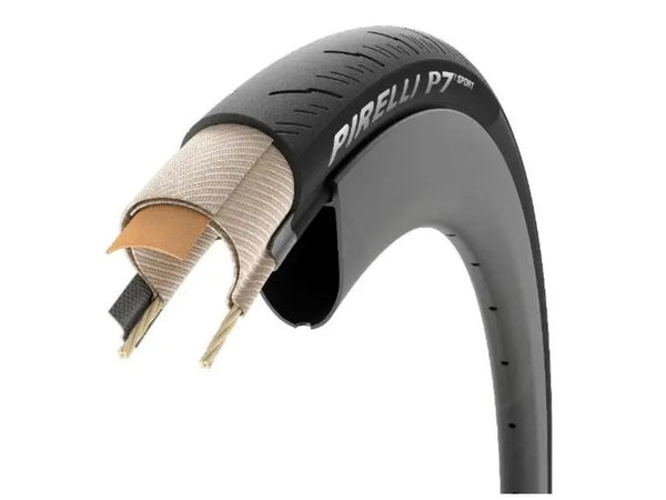 Pirelli P7 Sport Road Bike Tire, Clincher, Folding - Cycling Boutique