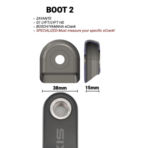 Praxis Crank Protectors | TP-2002 Carbon Crank Boot-2 - Cycling Boutique