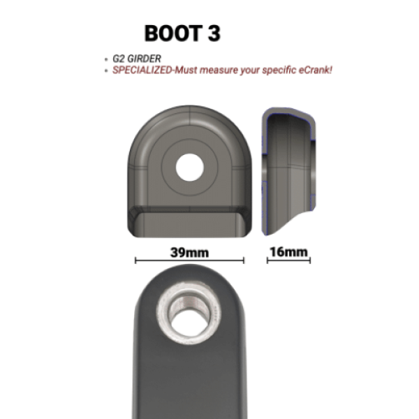 Praxis Crank Protectors | TP-2003 Carbon Crank Boot-3 - Cycling Boutique