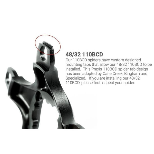 Praxis Cranksets | Direct Mount 130mm BCD Spider, for Praxis Alloy Cranks - Cycling Boutique