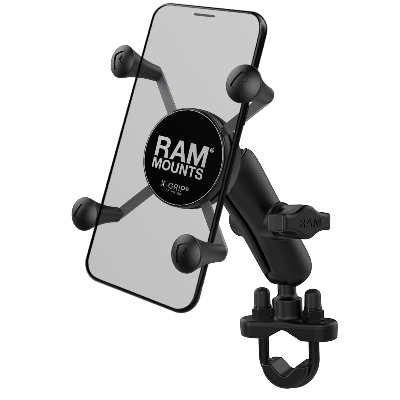 RAM Bicycle Phone Mount X-Grip with Handlebar U-Bolt Base