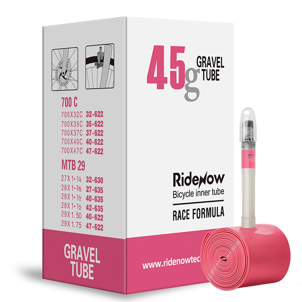 RideNow TPU Inner Tubes, 700c | Gravel / All Road 700/32-47c, MTB 29/1.5-2.0 (45g) - Cycling Boutique
