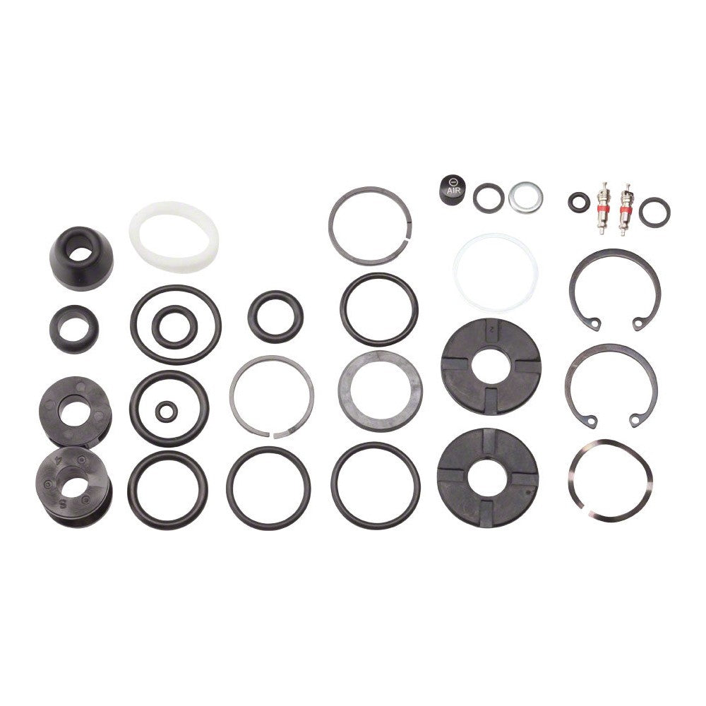 Rockshox Fork Service Kit for Dual Air 2012 Revelation, small parts for fork maintenance and repair.