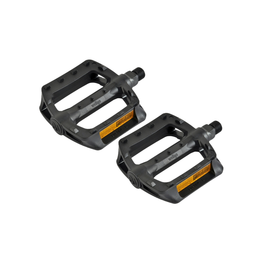 SCR Pedals | Wellgo Pedal - 9/16", PVC Black - Cycling Boutique