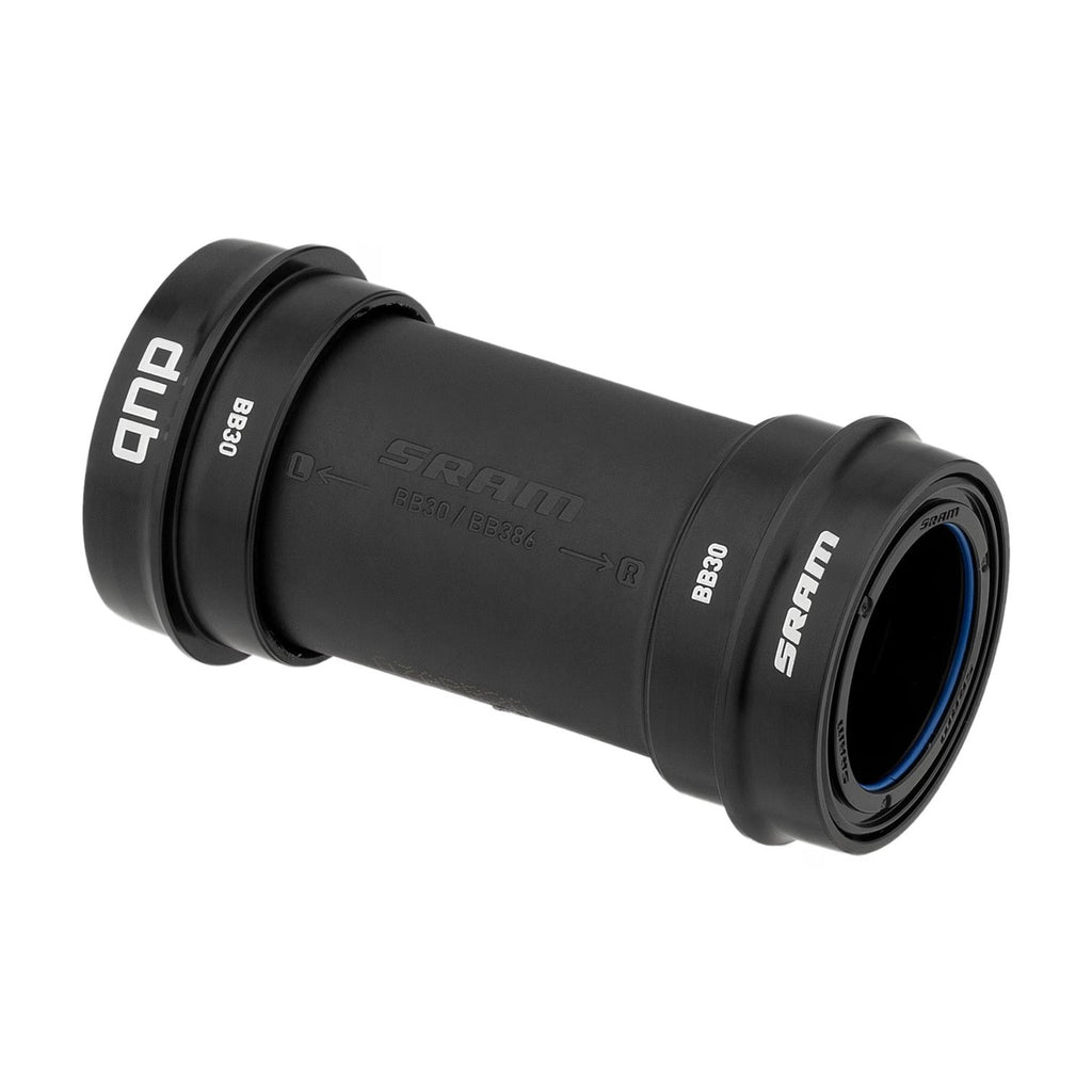 SRAM BB30 Dub Road bottom bracket assembly, 68mm width, for road bike cranksets, with black and silver components.