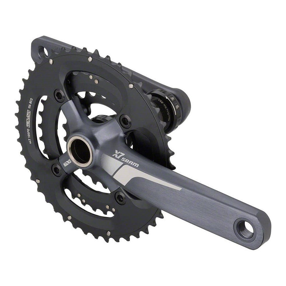 SRAM Cranksets | X7 GXP, 10-Speed Grey - Cycling Boutique