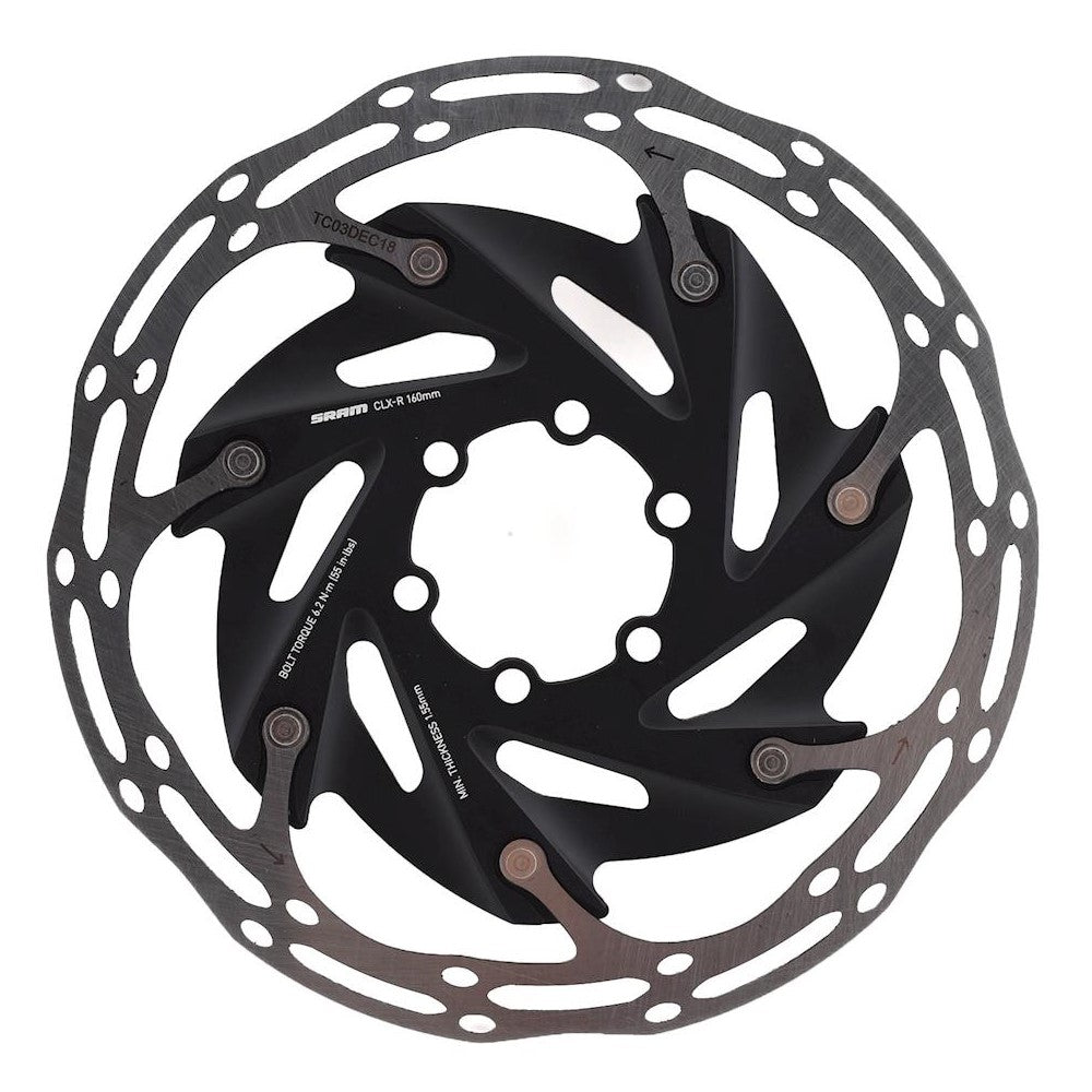 SRAM Disc Brake Rotors | XR CenterLine 2-Piece 6-Bolt, Rounded - Cycling Boutique