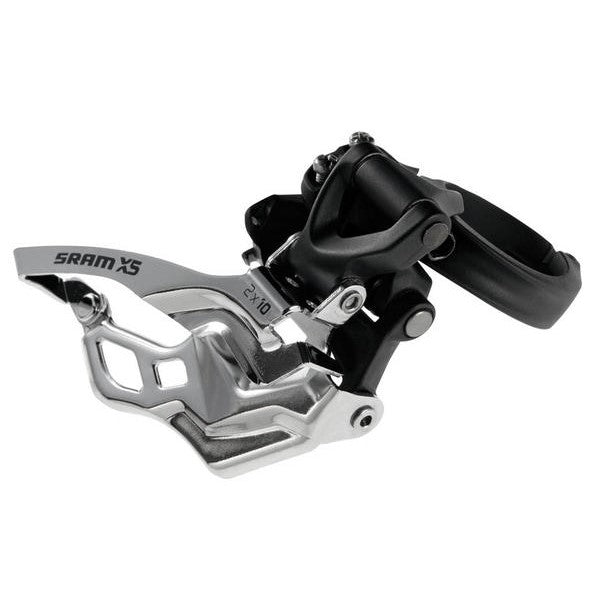 SRAM Front Derailleurs | X5 Bottom Pull Hi-Clamp, 2x10-Speed, 31.8/34.9mm - Cycling Boutique